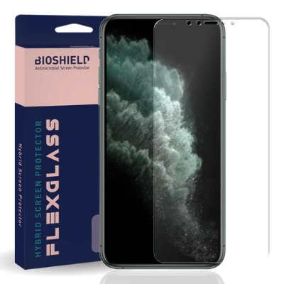 바이오쉴드 아이폰11 Pro 9H 플렉스글라스 강화유리 코팅 항균액정필름